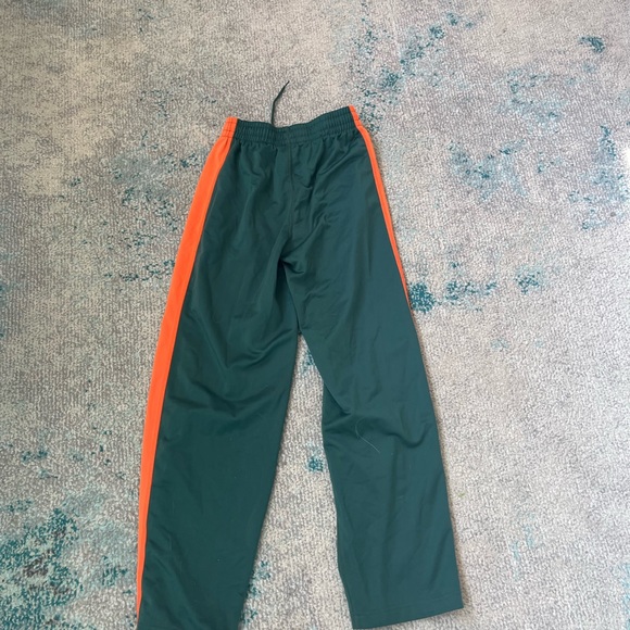University of Miami green Sweats Jogger Sweatpants Mens 16-18 - Picture 2 of 4